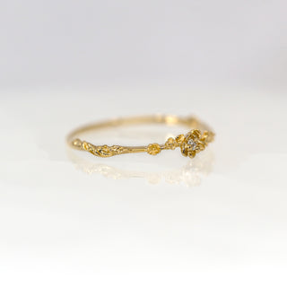 Diamond Buttercup Ring