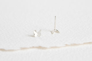 Sterling Silver Butterfly Studs