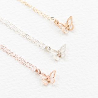 Sterling Silver Butterfly Necklace