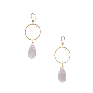 Blue Lace Agate Rhea Earrings