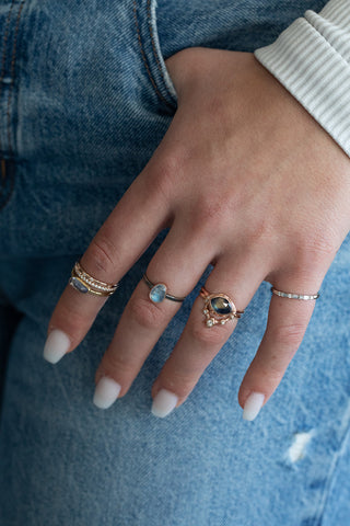 Moonstone Statement Ring