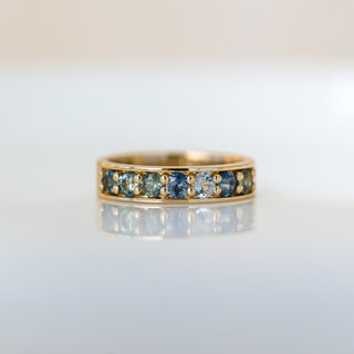 Seven Stone Sapphire Ring