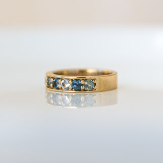 Seven Stone Sapphire Ring