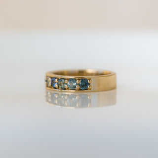 Seven Stone Sapphire Ring