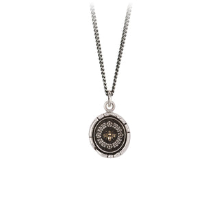Honeybee 14k Gold and Silver Talisman Necklace
