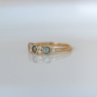 Green Sapphire Trinity