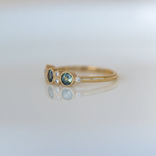 Green Sapphire Trinity