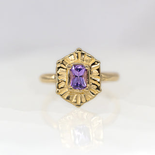 Aurora Lavender Sapphire Ring