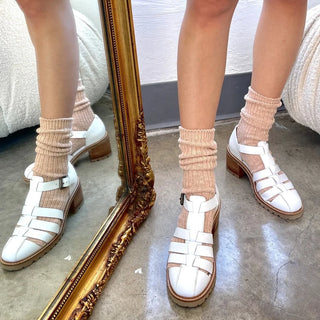 Cottage Socks - Peachy Keen