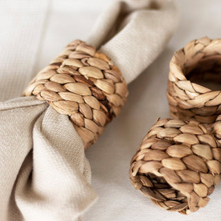 Seagrass Napkin Rings _ Set of 6