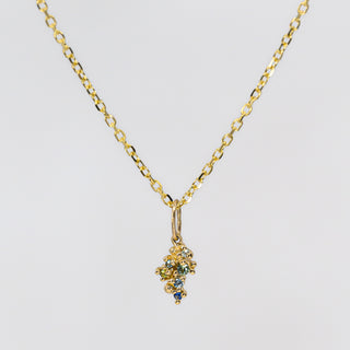Moss Teal Sapphire Charm