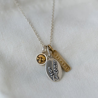 Lavender Charm Necklace