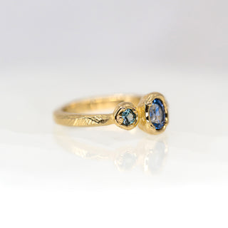 Ocean Trio Sapphire Ring