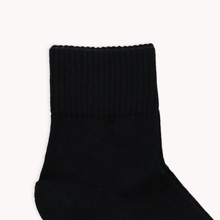 Striped/Solid Pima Socks - Pack of 2 - Monochrome