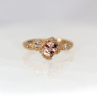 Mermaid Treasures Padparadscha Sapphire Ring