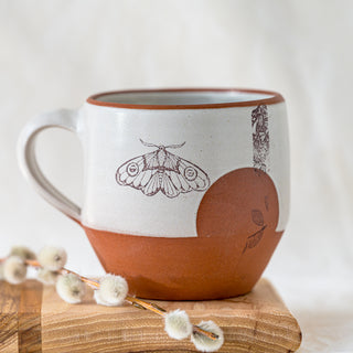 Moth Mug - Rust