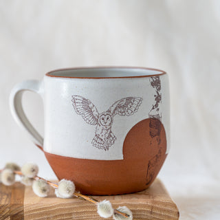 Owl Mug - Rust