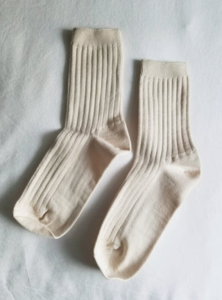 Her MC Socks - Porcelain