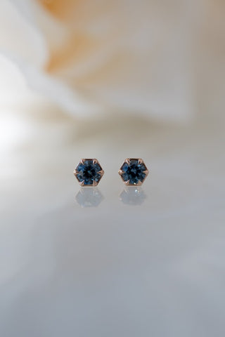 Montana Sapphire Studs