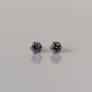 Montana Sapphire Studs