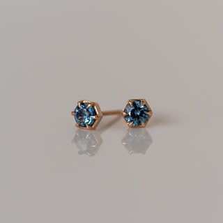 Montana Sapphire Studs