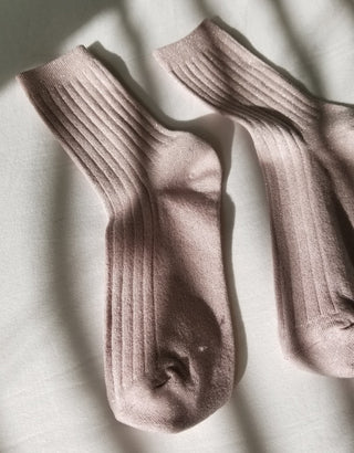 Her Modal Socks - Rose Glitter