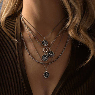 Feather Talisman Necklace Sterling Silver