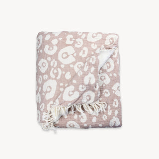 Fleece Lined Throw - Vintage Java