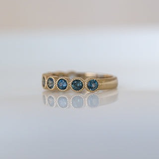 Ombre Teal Sapphire Band