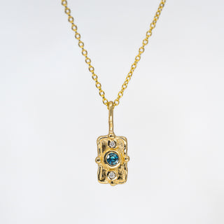 Guiding Light Blue Sapphire Necklace
