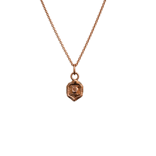 New Beginnings 14k Rose Gold Talisman Necklace
