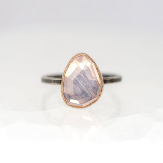 Rose Quartz Statement Ring