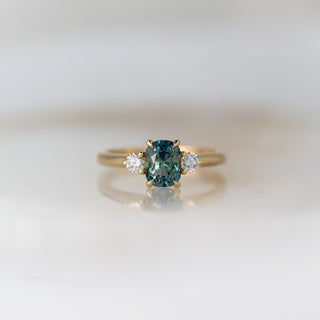 Trinity Diamond Montana Sapphire Ring