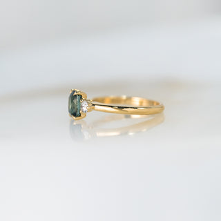 Trinity Diamond Montana Sapphire Ring