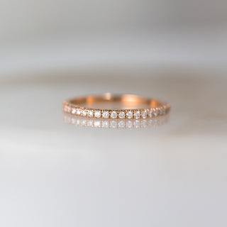 Rose Gold Diamond Wedding Band