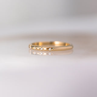 Five Star Set Diamond Wedding Band