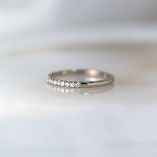 White Gold Diamond Wedding Band
