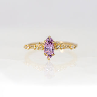Daphne Pink Marquise Sapphire Ring