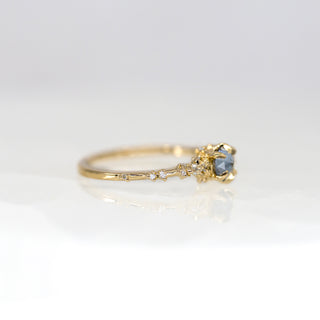 Nereid Blue Rose Cut Sapphire Ring