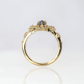 Nereid Blue Rose Cut Sapphire Ring
