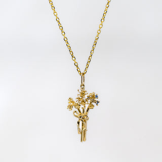 Asria Garden Bouquet Charm - Forget Me Not/Clover/Baby's Breath