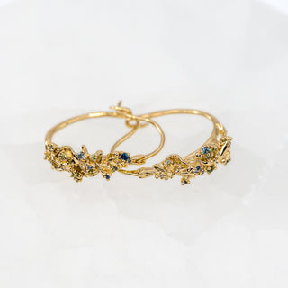 Asrai Garden Hoops Large-Calla/Moss