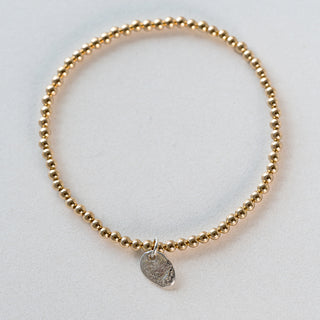 Two Tone Stretchie Baby Bracelet