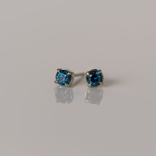Teal Sapphire Studs