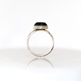 Labradorite Shield Ring