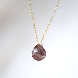 Chocolate Moonstone Necklace