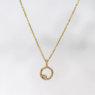 Swirling Diamond Necklace