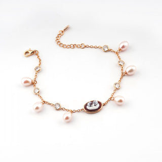 Rose Arianna Fiori Pearl & CZ Bracelet