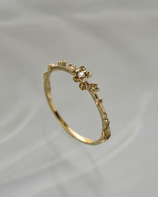 Diamond Buttercup Ring