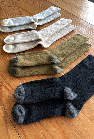 Classic Cashmere Socks - Fern
